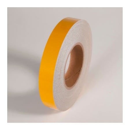Top Tape And Label Reflective Marking Tape, Yellow, 1"W x 150'L Roll, RST551 RST551